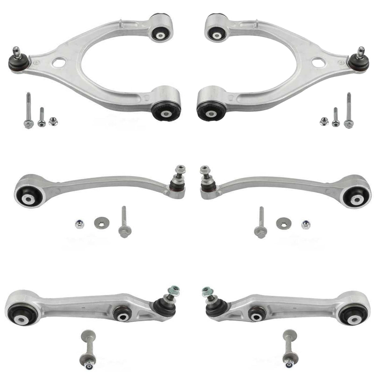 Front Upper & Lower Control Arms W/ Ball Joint Assembly For Tesla X 2016-2024