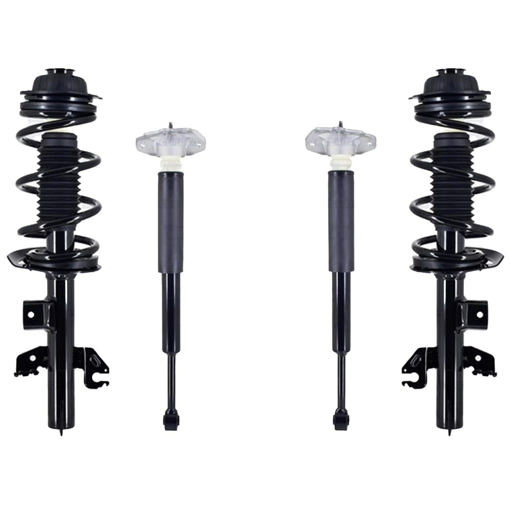Front Complete Struts & Rear Shocks For Jeep Cherokee 2019-2023 All Wheel Drive