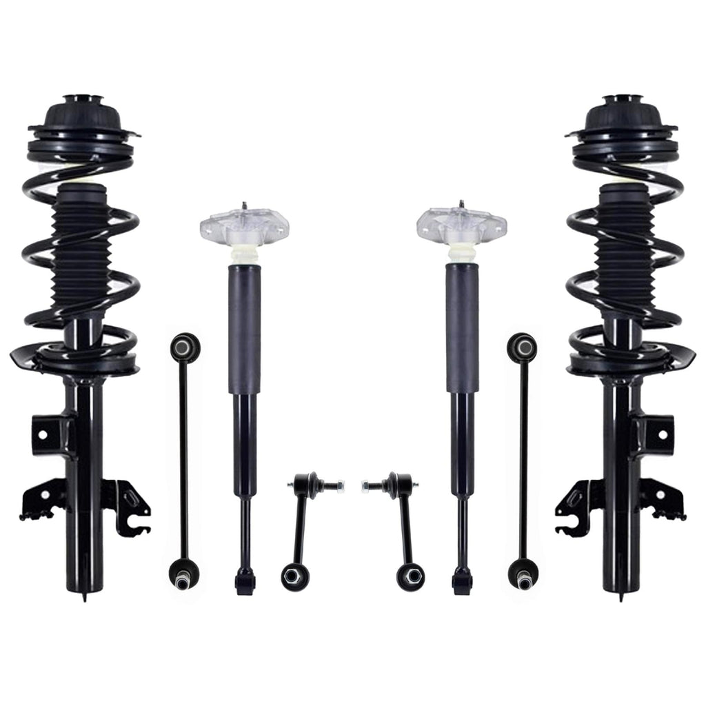 Front Complete Struts Rear Shocks & Links For Cherokee 19-2023 All Wheel Drive