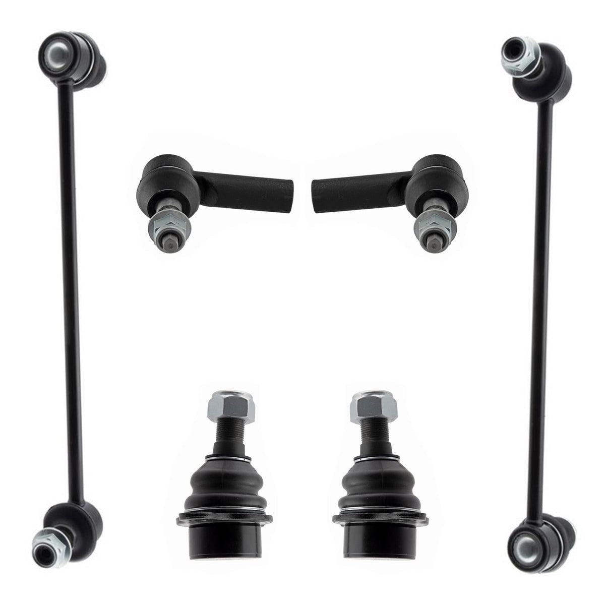 Front Outer Tie Rods Sway Bar Links Ball Joint For Ford Transit 150 2015-2020