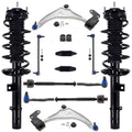 Front Coil Spring Struts Control Arms W/ Ball Joints For Honda Odyssey 2018-2025