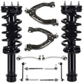 Front Struts Control Arms Tie Rods & Links For Tesla S 16-19 All Wheel Drive