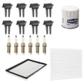 Ignition Coil 16 Iridium Spark Plugs Tune Up Kit For RAM 1500 5.7L 2011-2024