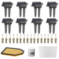 Ignition Coil Iridium Spark Plugs Tune Up Kit For Chrysler 300 5.7L 2011-2023
