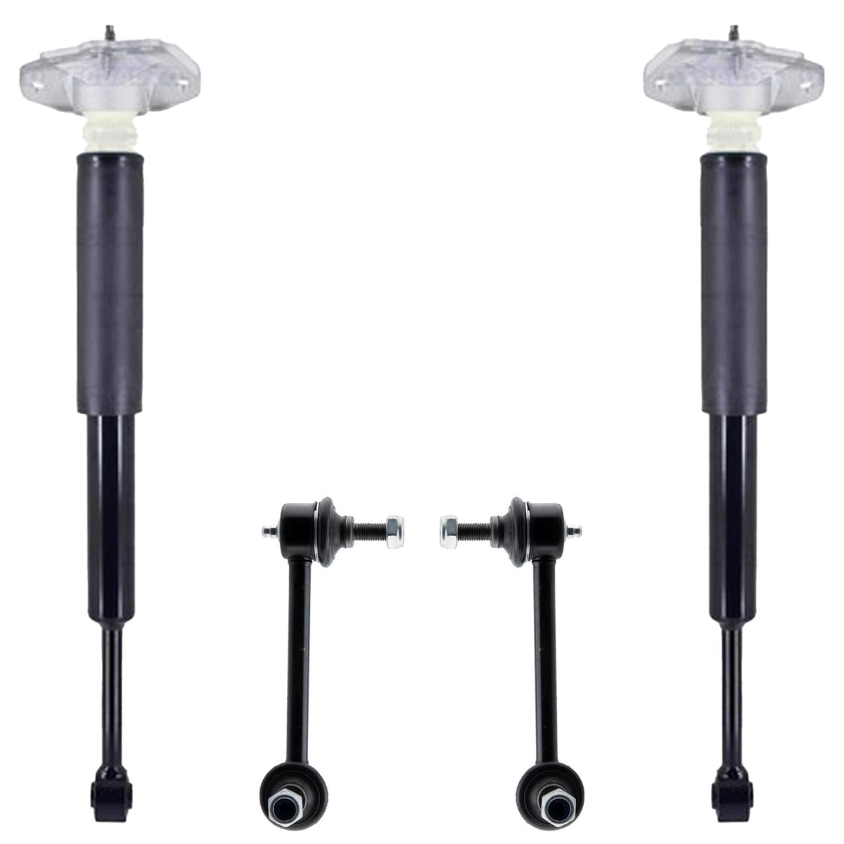 Rear Complete Shocks & Links For Jeep Cherokee 2019-2023 AWD W/O Off Road Pckge