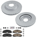 Front Coated Disc Brake Rotors & Brake Pads for Chevrolet Blazer EV 2024-2026