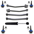 Steering Damper Upper & Lower Control Arms Ball Joints For Wrangler 2018-2025