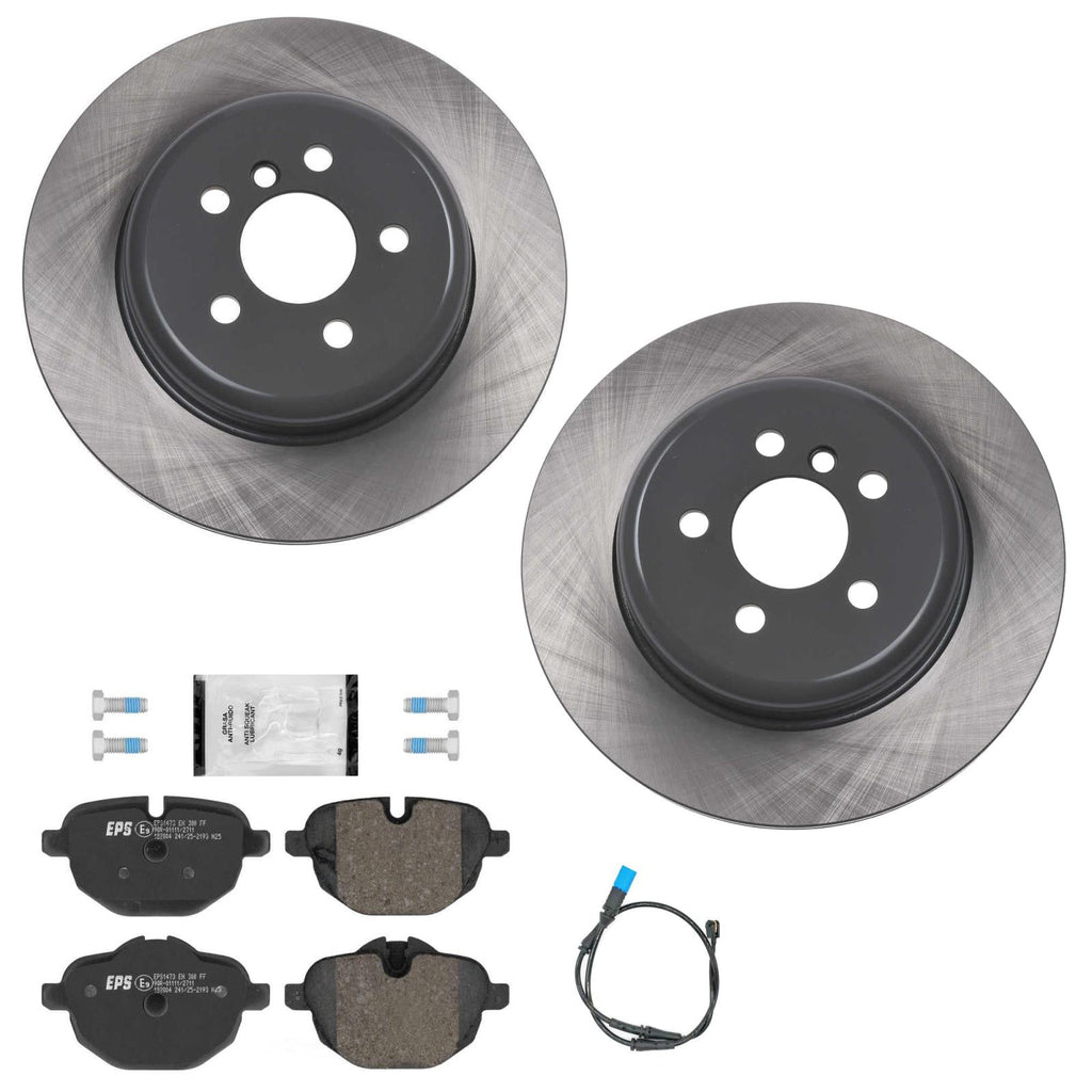 Rear Disc Brake Rotors Brake Pads Sensor for BMW X3 2018 2020 2021 2022 2.0L