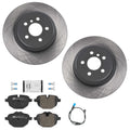 Rear Disc Brake Rotors Brake Pads Sensor for BMW X3 2018 2020 2021 2022 2.0L