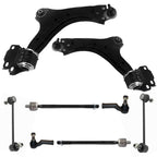 Front Lower Control Arms Tie Rods Links For Land Rover LR2 2008 2009 2010 2015