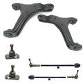 L & R Lower Control Arms Ball Joints Tie Rods for 1988-1996 Pontiac Grand Prix