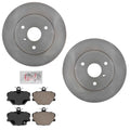 Front Brake Rotors & Brake Pads For 2005 2012 2013 2014 2015 Smart Car Fortwo