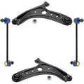 Front Lower Control Arms W/ Ball Joints & Links For Hyundai Venue 2020-2025