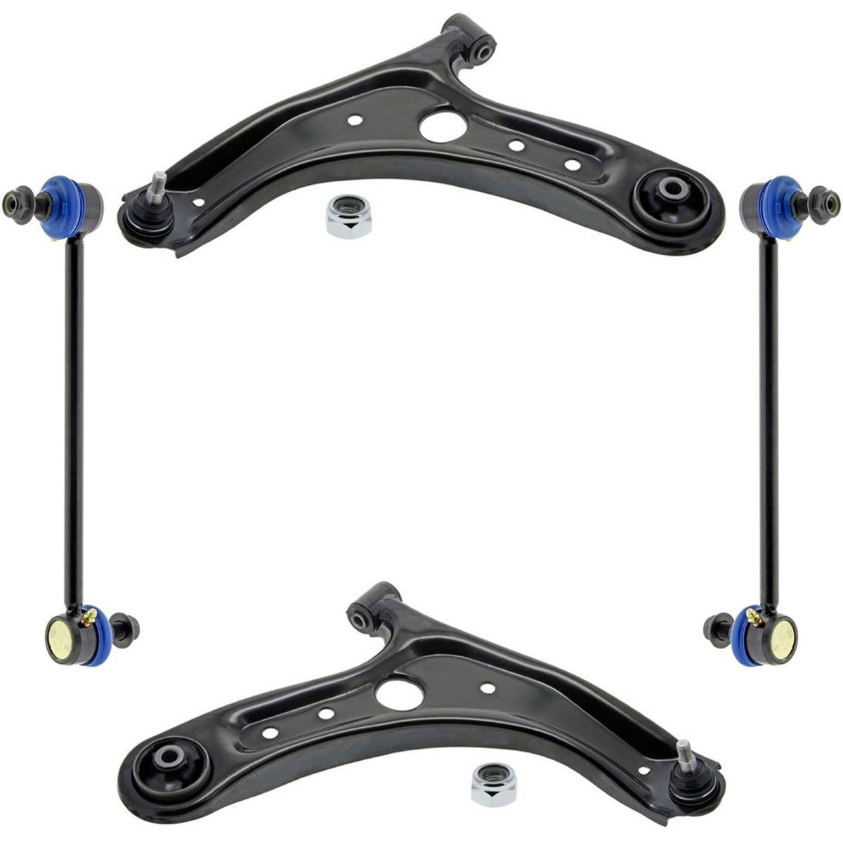 Front Lower Control Arms W/ Ball Joints & Links For Hyundai Venue 2020-2025