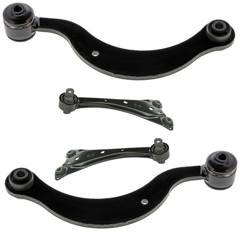 Left & Right Rear Upper Curved Control Arm for 2011 2012 2014 2016 Scion tC Tc