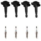 Direct Ignition Coil & Iridium Spark Plugs For Acura TSX 2.4L 2009 2010 2014