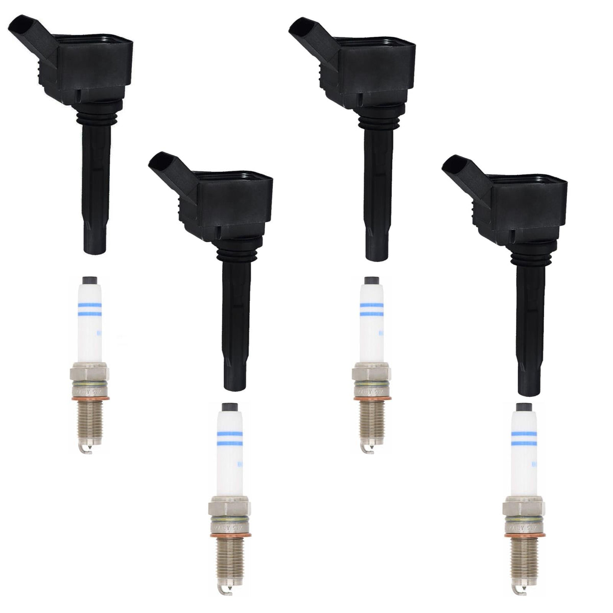 Ignition Coil & Double Platinum Spark Plugs For A3 Sportback E-tron 1.4L 16-18