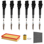 Ignition Coil Spark Plugs Tune Up kit For Volkswagen Atlas 3.6L 2018 2019 2023