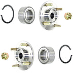 2 Left Right Front Hub & Hub Bearing Kit for Hyundai Sonata 1999 2000 2001 2002