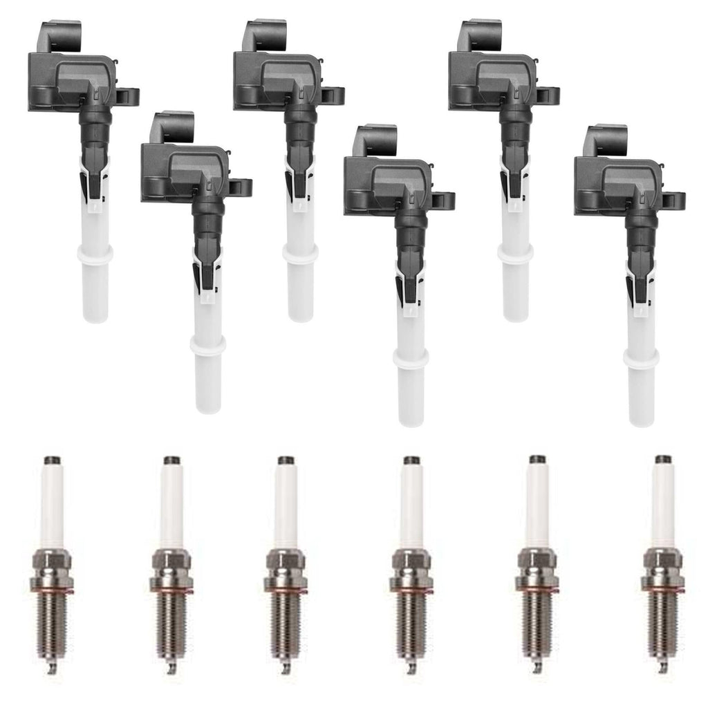 Ignition Coil & Iridium Spark Plugs For Mercedes Benz E350 3.5L Flex 2012-2016