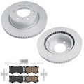 Front GEO Coated Disc Brake Rotors & Brake Pads for Toyota 4Runner 2025-2026