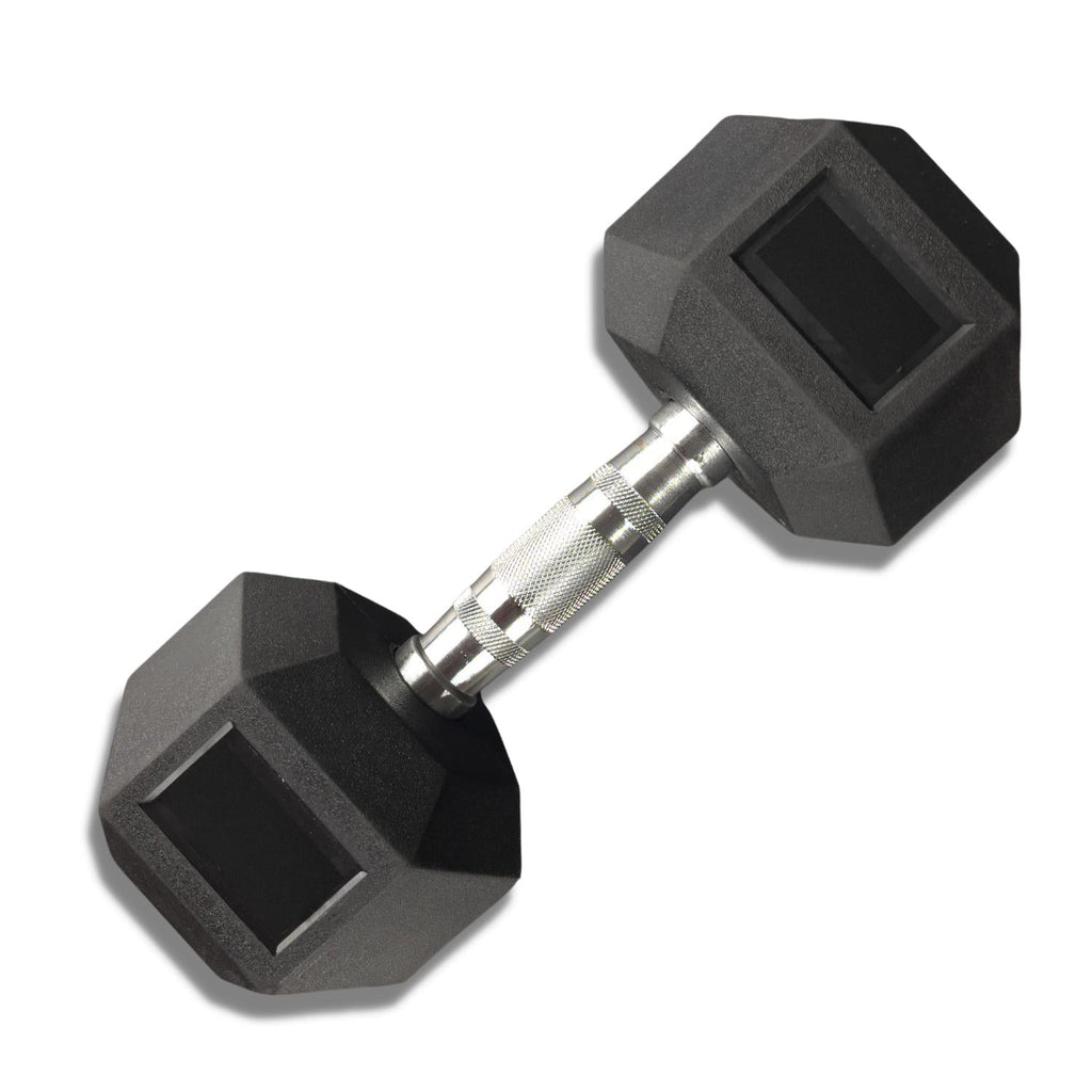 32.5kg Muscle Motion Rubber Hex Dumbbells (Sold Individually)