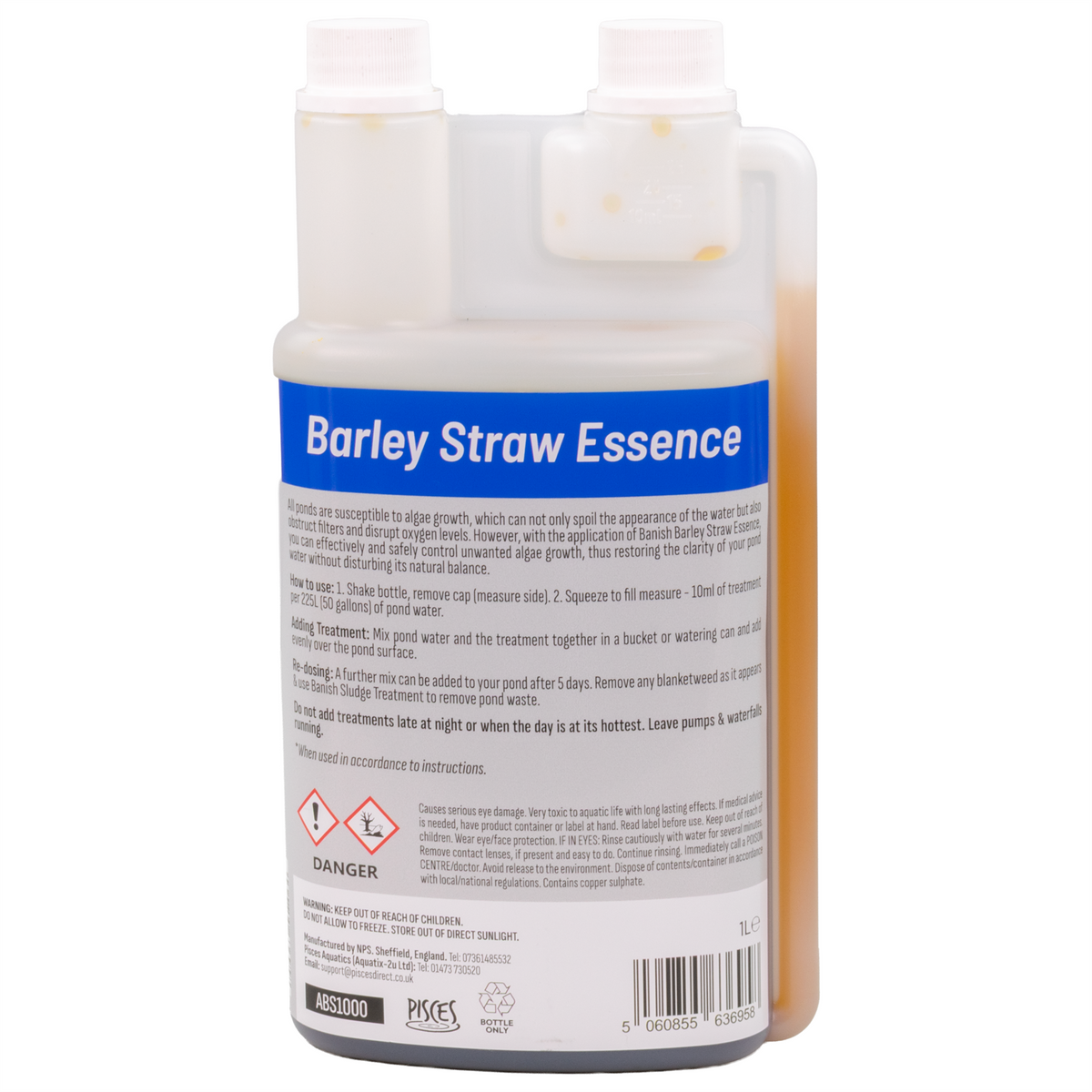 Banish Barley Straw Essence Pond Water Treatment