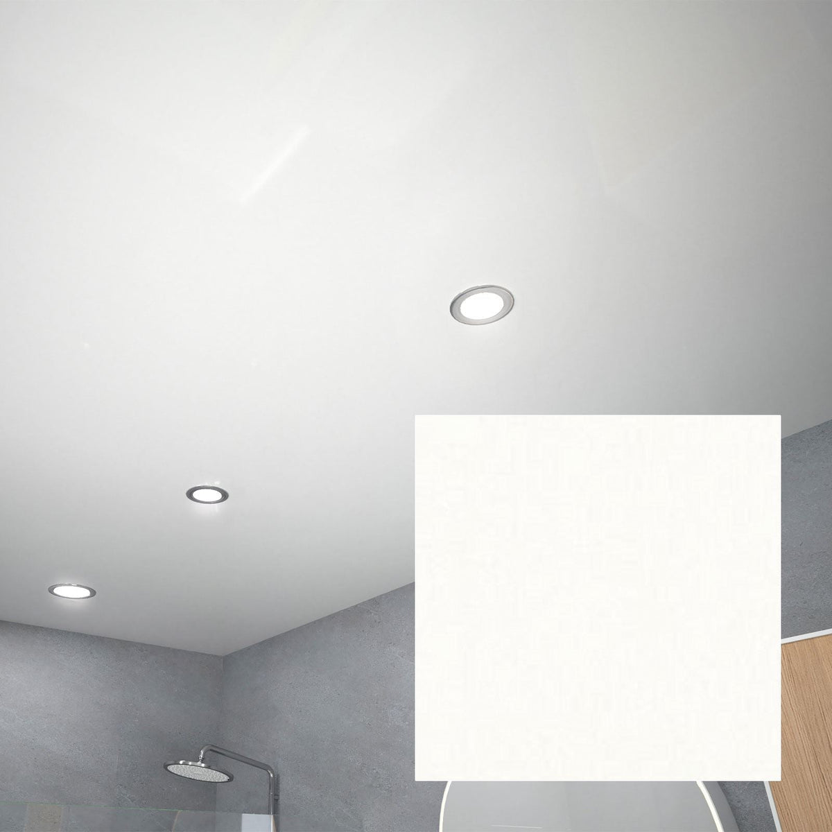 Example of Zest White Ceiling Panels (4 Pack)