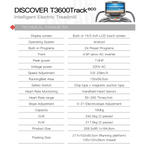 Harison Discover T3600/T3600TRACK Commercial Treadmill