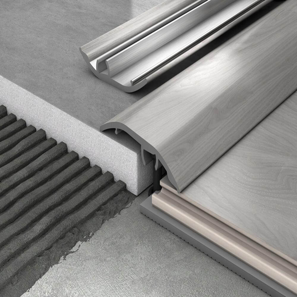 Aluminium Door Threshold Strip 37mm 4-in-1 Multi-Purpose Floor Trim S16K