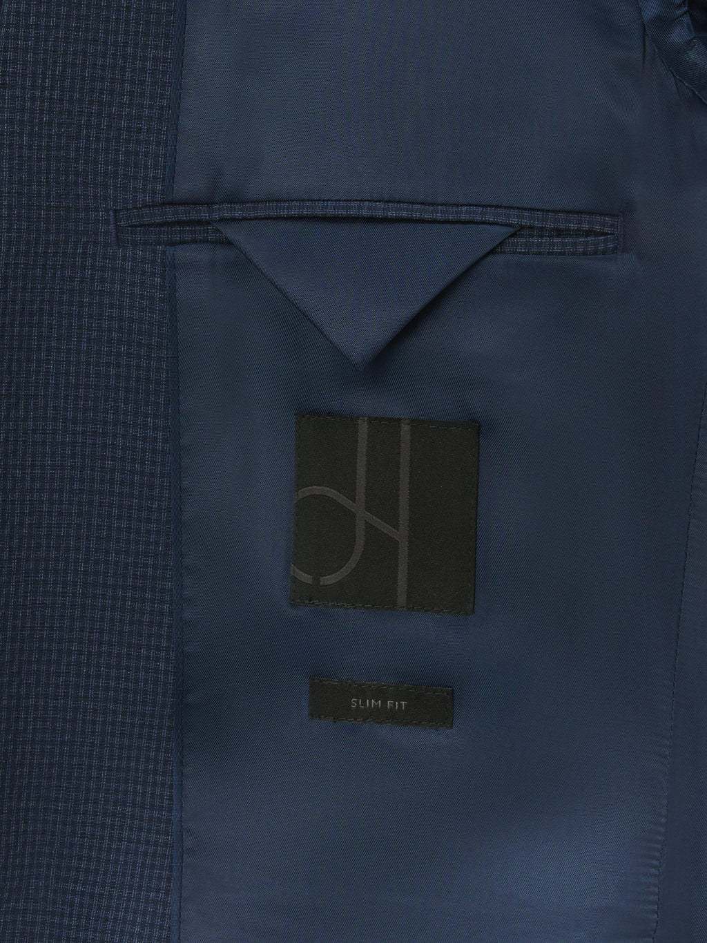 John Lewis Washed Cotton Blend Buttoned Regular Fit Men's Blazer - Navy 46L