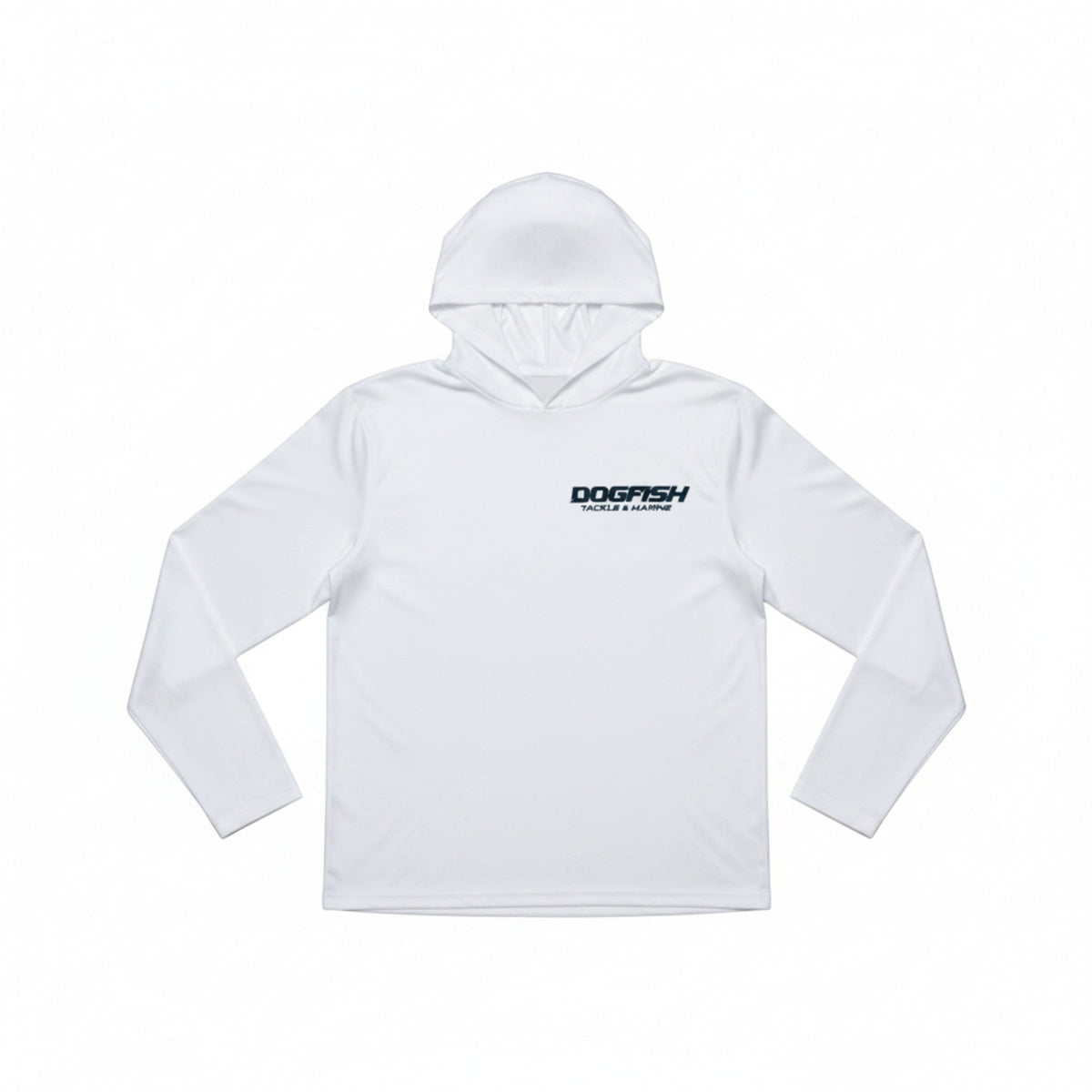 Dogfish Long Sleeve Hooded Micro Stormy Seas Logo