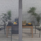 10' x 13' Patio Gazebo with Netting, Curtains & Vented Roof, Dark Gray