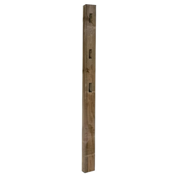 3 Mortice Inter Post Sawn Finish - 125mm x 75mm x 1.8m