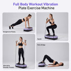 DeerRun® High-Power Full‑Body Vibration Plate Workout, 220lbs