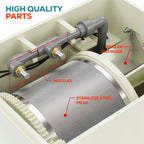 T3 Automatic Rotary Drum Pond Filter | 807 GPH / 719-Gallon (3-Ton) Capacity | Self-Cleaning Backwash, Biochemical Filtration – Compact Koi Pond & Aquaculture Freshwater Filter System