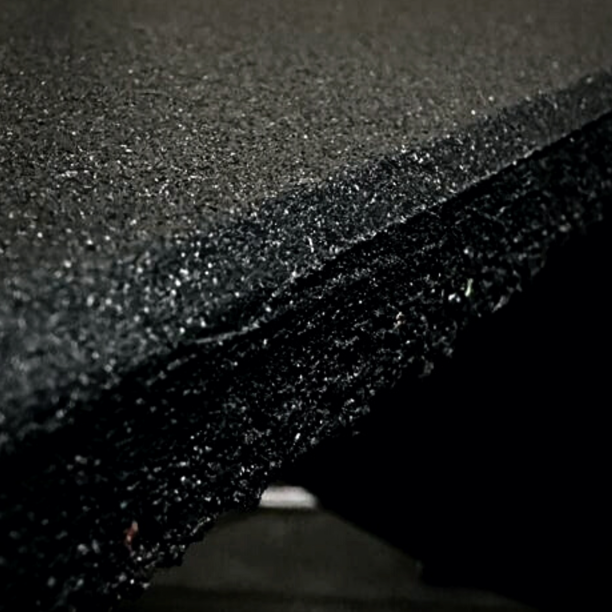 Muscle Motion Premium Commercial Rubber Gym Flooring - Black 1m x 1m x 15mm