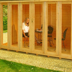 Blenheim Summerhouse w/Bi-Fold Doors - All Sizes