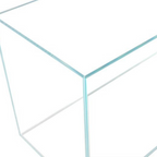 6 Gallon Long 45° Degree Low Iron Ultra Clear Bookshelf Aquarium