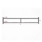 Muscle Motion RIG Double Pull Up Bar 180cm