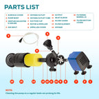 Aqua Dream 3in1 Aquarium Internal Filter Water Pump Oxygen 475 GPH