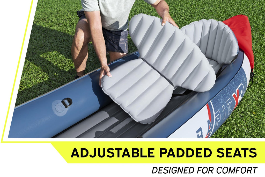 Hydro-Force 3 Person Inflatable Kayak Set - Rapid X3
