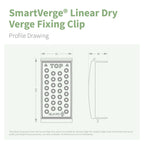 SmartVerge Linear Dry Verge Fixing Clip