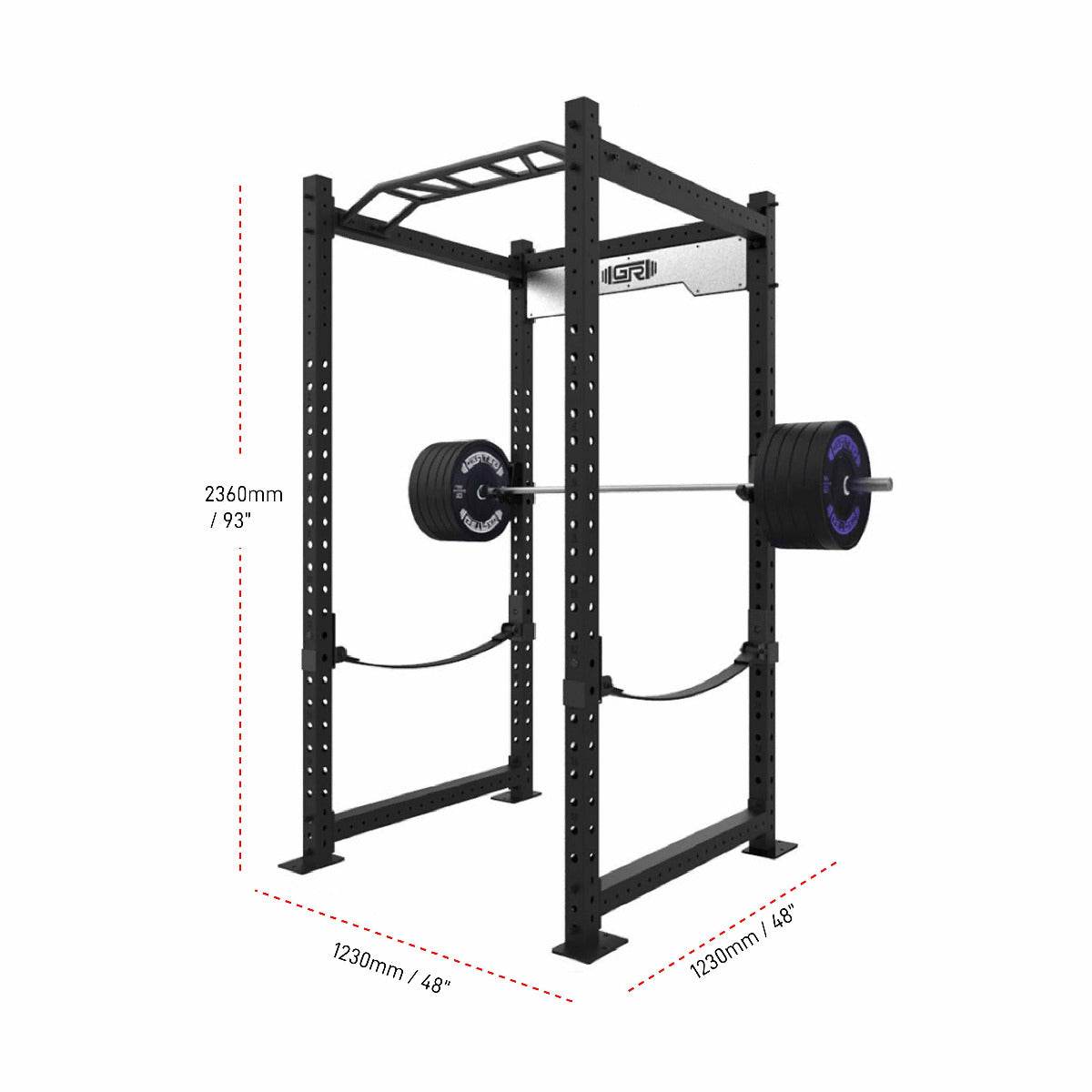 4-Post Builder® Power Rack (4' Depth)