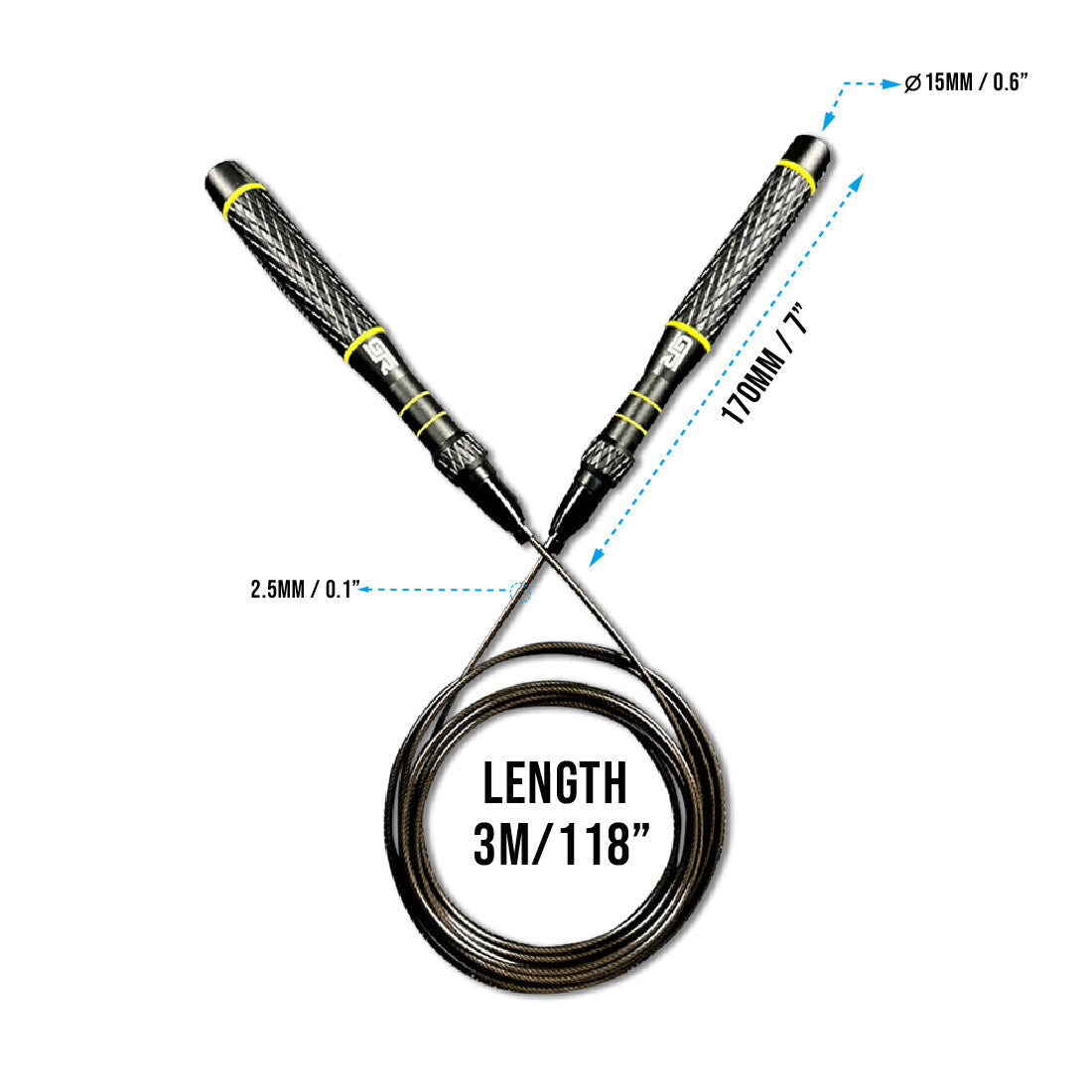 Quick Adjust QA-1 Speed Rope
