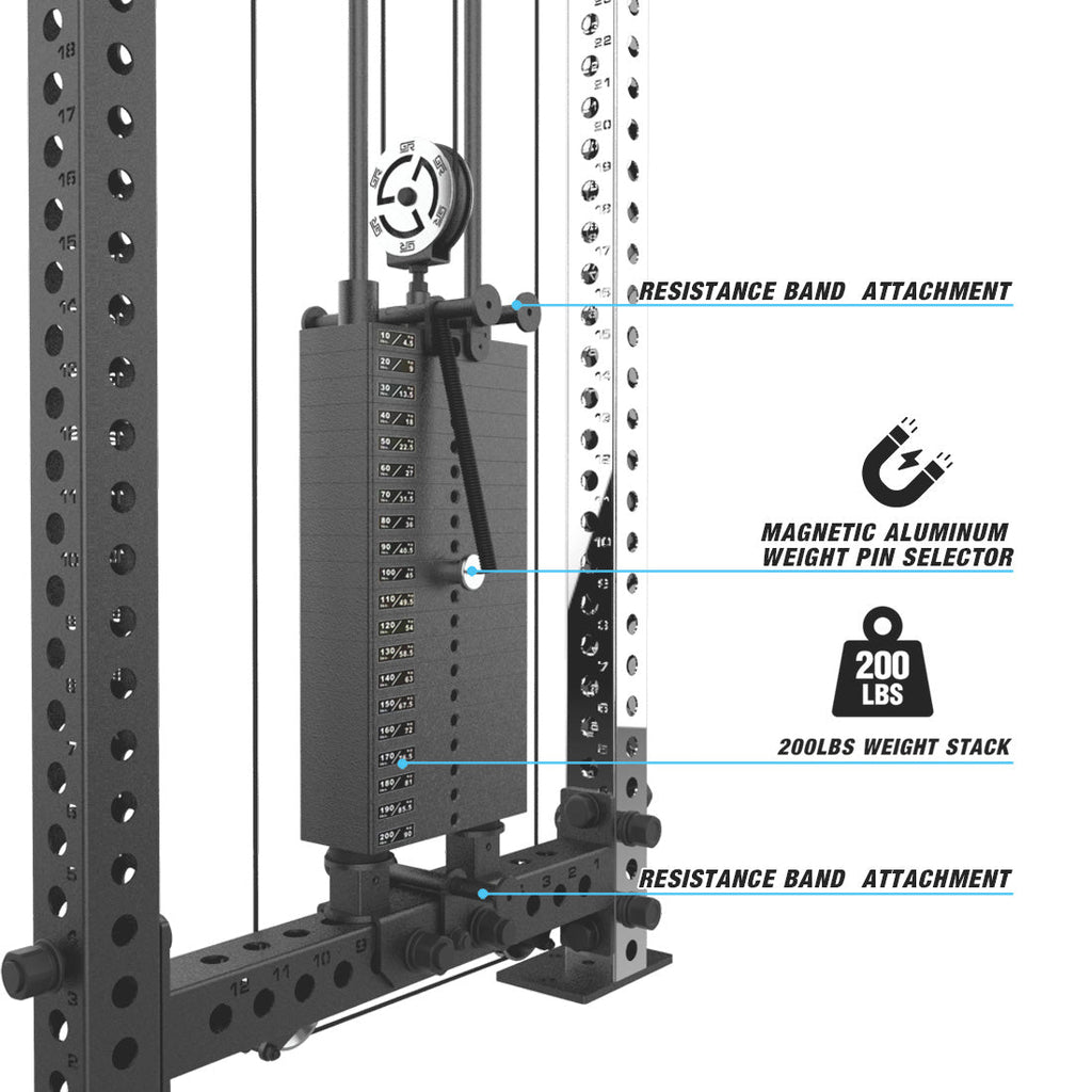 RX3 Weight Stack Attachment Set for 92" Upright