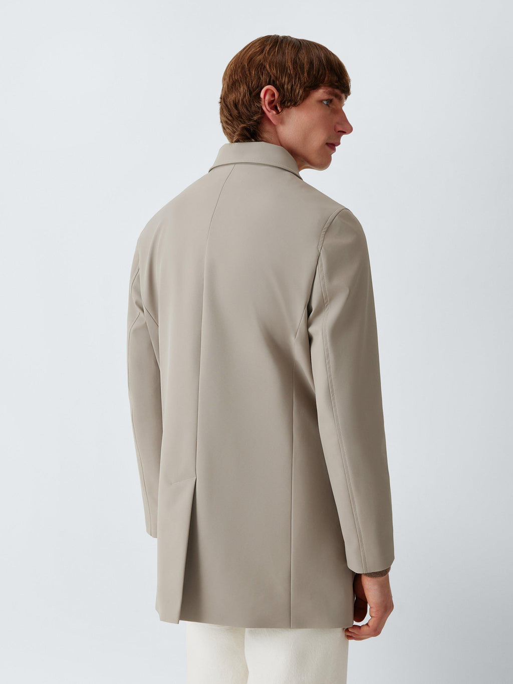 John Lewis Mac Gilet Men's Sophisticated Plain Regular Jacket Taupe - Medium