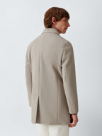John Lewis Mac Gilet Men's Sophisticated Plain Regular Jacket Taupe - Medium