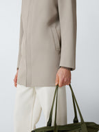 John Lewis Mac Gilet Men's Sophisticated Plain Regular Jacket Taupe - Medium