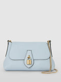 Mulberry Eliza Mini Leather Chain Women's Shoulder Leather Bag - Poplin Blue